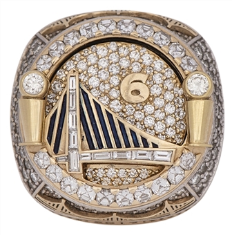 2018 Golden State Warriors NBA Championship Ring Presented to Player Nick Young - Original Jason Of Beverly Hills Presentation Box - (Nick Young LOA) 
